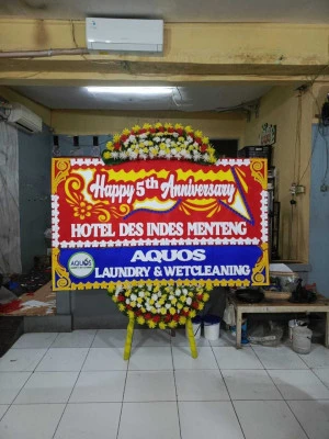 Papan Bunga di Bergas