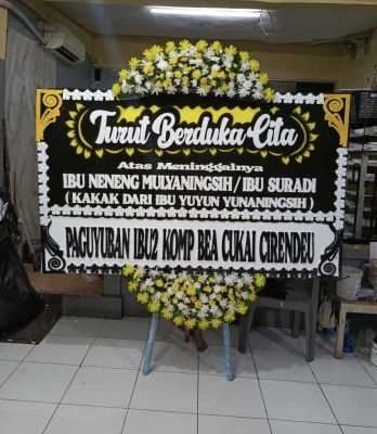 Papan Bunga di Bergas